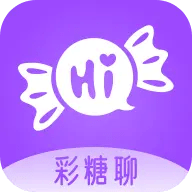 彩糖聊_logo